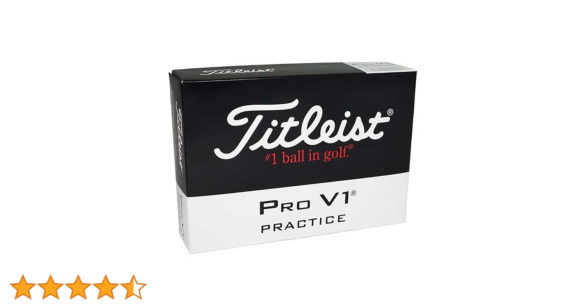 Amazon | Titleist Pro V1 Practise Golf Balls, White (One Dozen